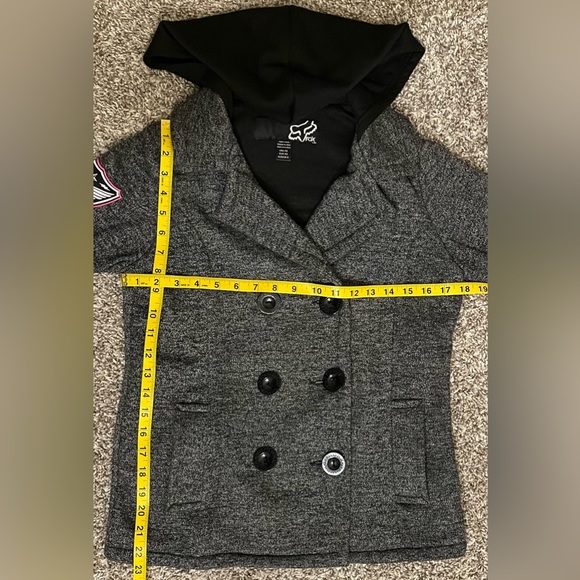 Fox Racing Double Breasted Fleece Hooded Jacket - Picture 9 of 10